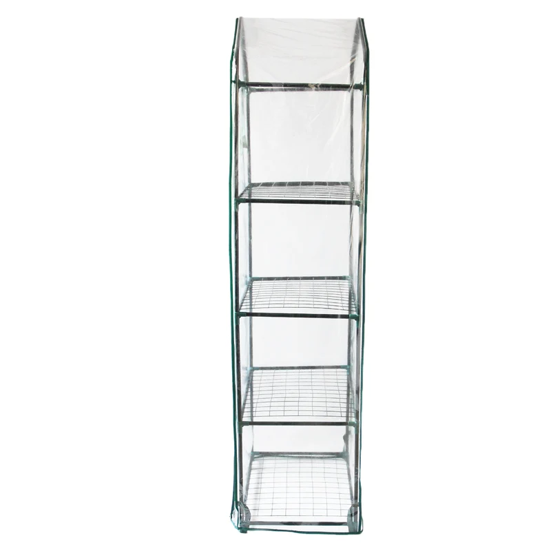 Mini Serre à 4 étagère avec Couverture en PVC
