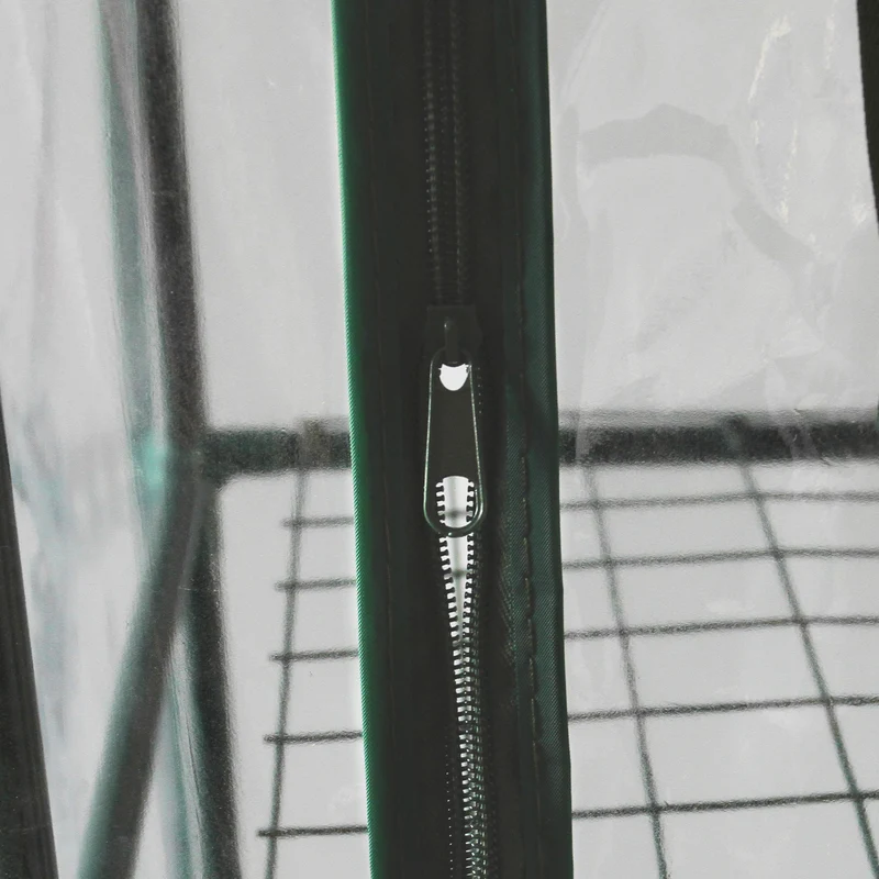 Mini Serre à 4 étagère avec Couverture en PVC