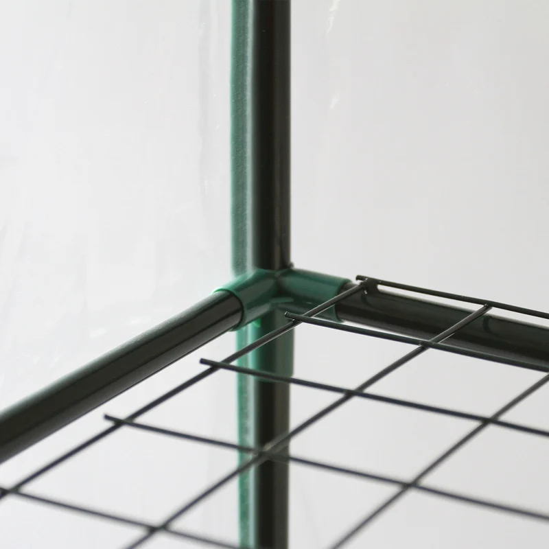 Mini Serre à 4 étagère avec Couverture en PVC
