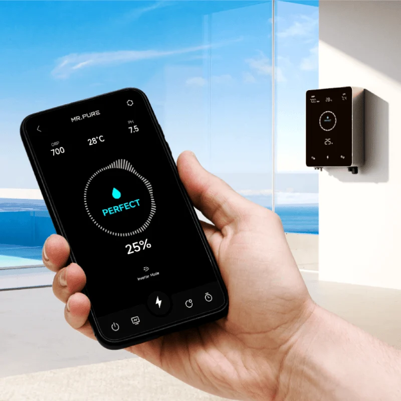 Eletrólise de Sal FAIRLAND AQUARK iGARDEN Mr. PURE Inverter ph rx