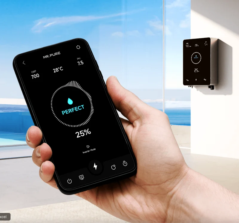 Eletrólise de Sal FAIRLAND AQUARK iGARDEN Mr. PURE Inverter ph rx
