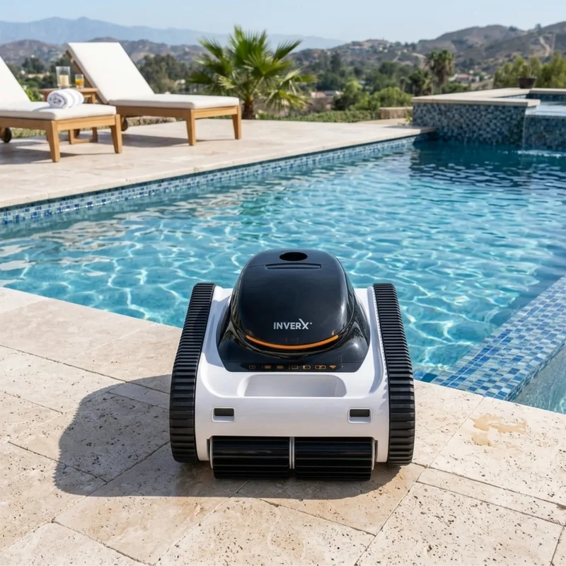 Aspirador robot FAIRLAND AQUARK iGARDEN X-WARRIOR limpa fundos bateria
