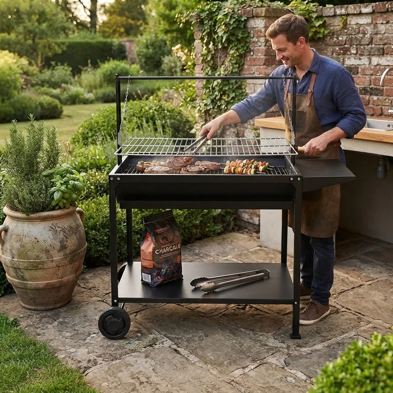 Churrasco IGNO Barbecue Argentino com Parrila 100 e 80cm