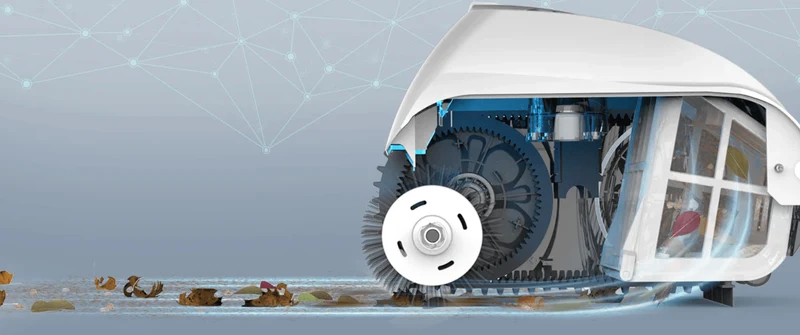 Robot Aspirador E-TRON GENIUS i20 by WYBOT a bateria sem fios