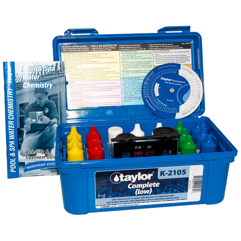 Kit analizador de agua para su piscinas K-2105 de Taylor