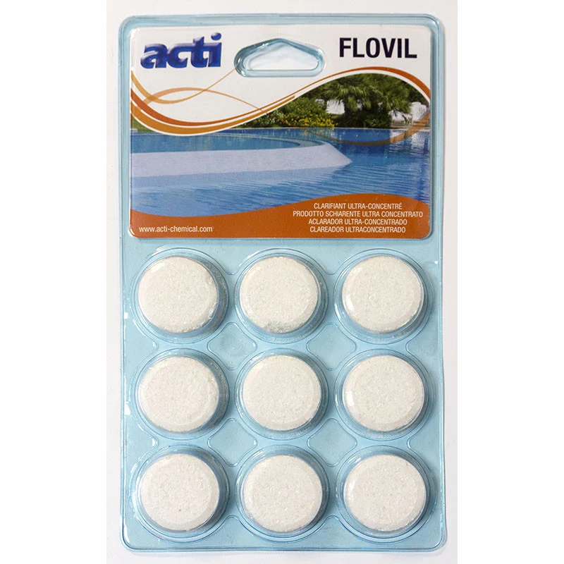 Floculante tabletas FLOVIL.
