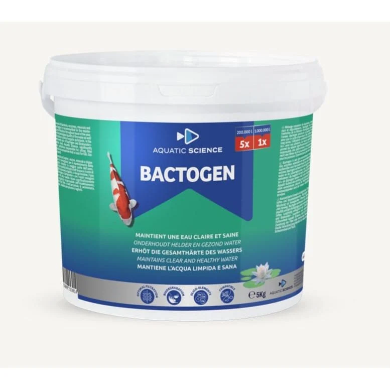 Bactogen pour 200m³ - Bactéries d'entretien de la filtration & maintenance de bassin