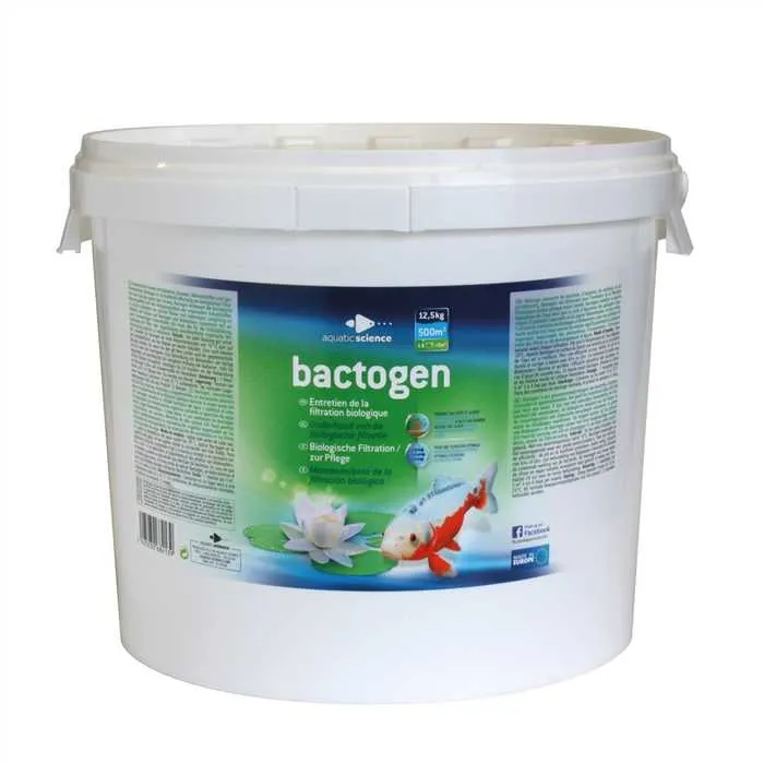 Bactogen pour 200m³ - Bactéries d'entretien de la filtration & maintenance de bassin