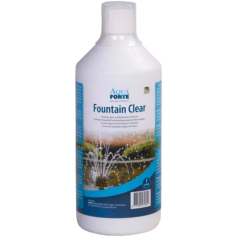 Fountain Clear (1 litre) - Prévention des problèmes d'algues et de tartre dans les fontaines