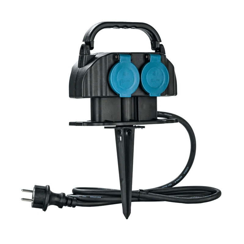 Flexi-Power - 4 prises normales - Multiprise de bassin et jardin - Superfish