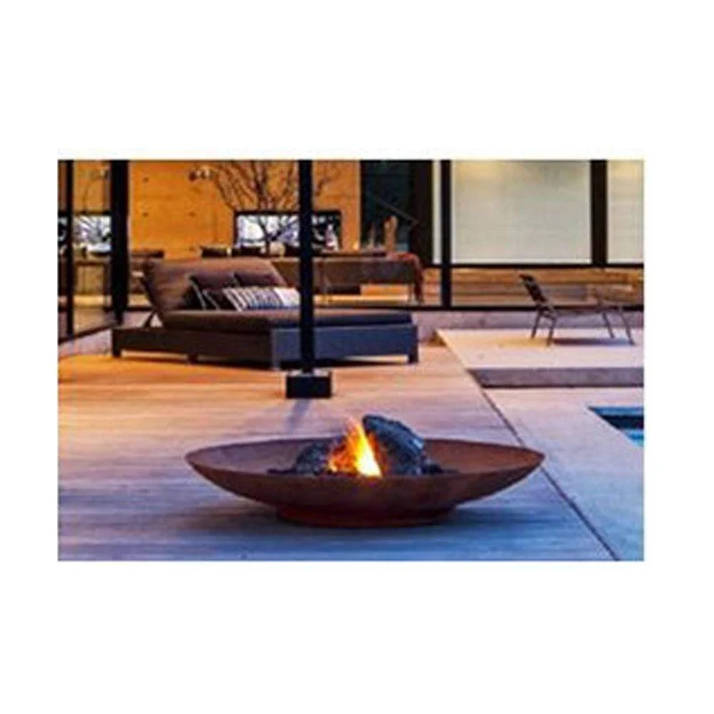 Braséro Acier Corten Rond 60CM - 600x140MM
