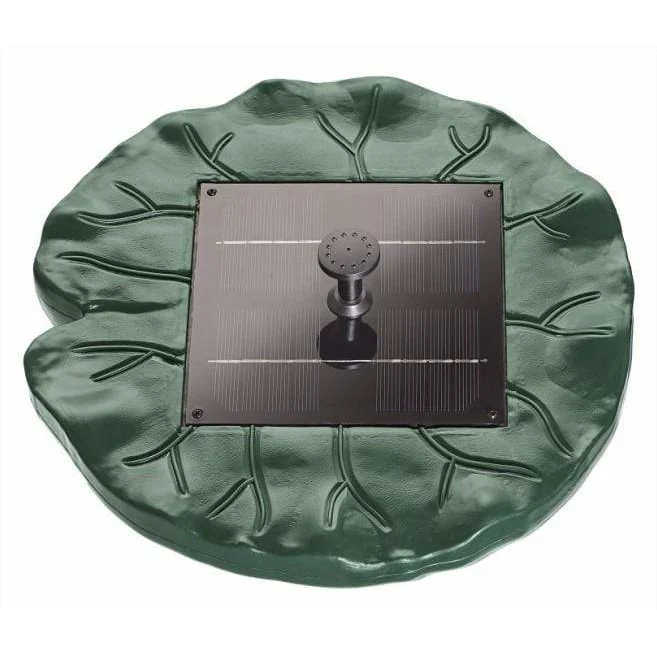 PondoSolar Lily Island - Fontaine solaire flottante avec panneau solaire intégré - Pontec