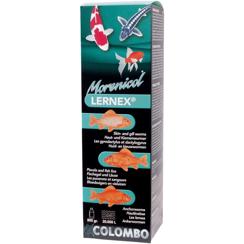 Lernex 400gr/10.000litres - Contre les vers de la peau et des branchies - Morenicol Colombo