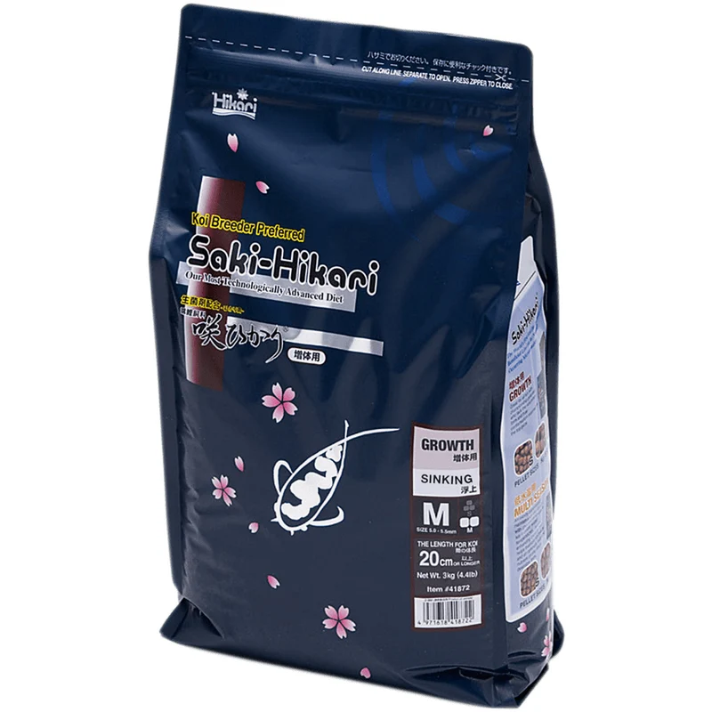 Saki-Hikari Growth Coulant - Medium 3kg - Aliment quotidien professionnel pour forte croissance