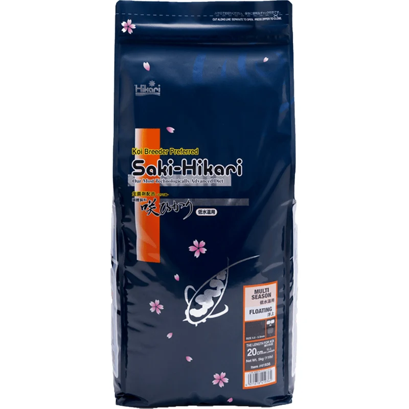 Saki-Hikari Multi Season - Medium 5kg - Aliment quotidien professionnel pour basses températures