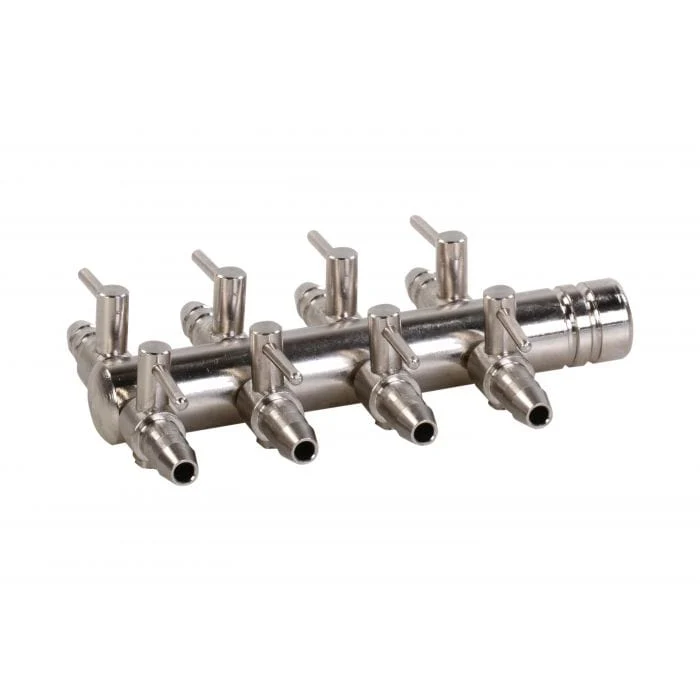 Vanne pour pompe à air 9mm - 4/6/8 voies - Aquaforte