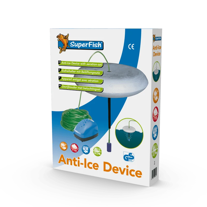 Anti-Ice Device Antigel - Kit cloche + pompe à air pour bassin de 1m3 - Superfish