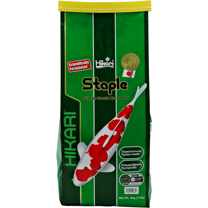 Hikari Staple - Medium 5kg - Aliment quotidien pour une croissance saine