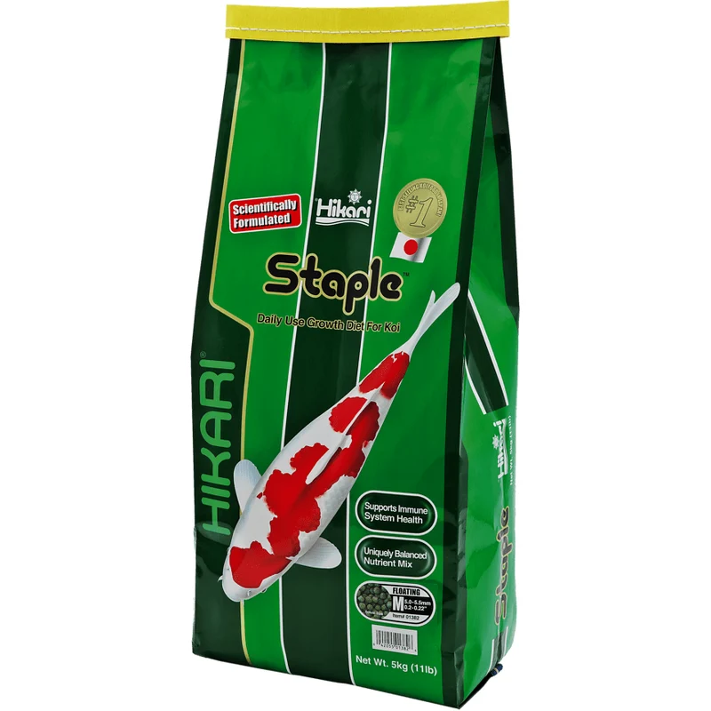 Hikari Staple - Medium 5kg - Aliment quotidien pour une croissance saine