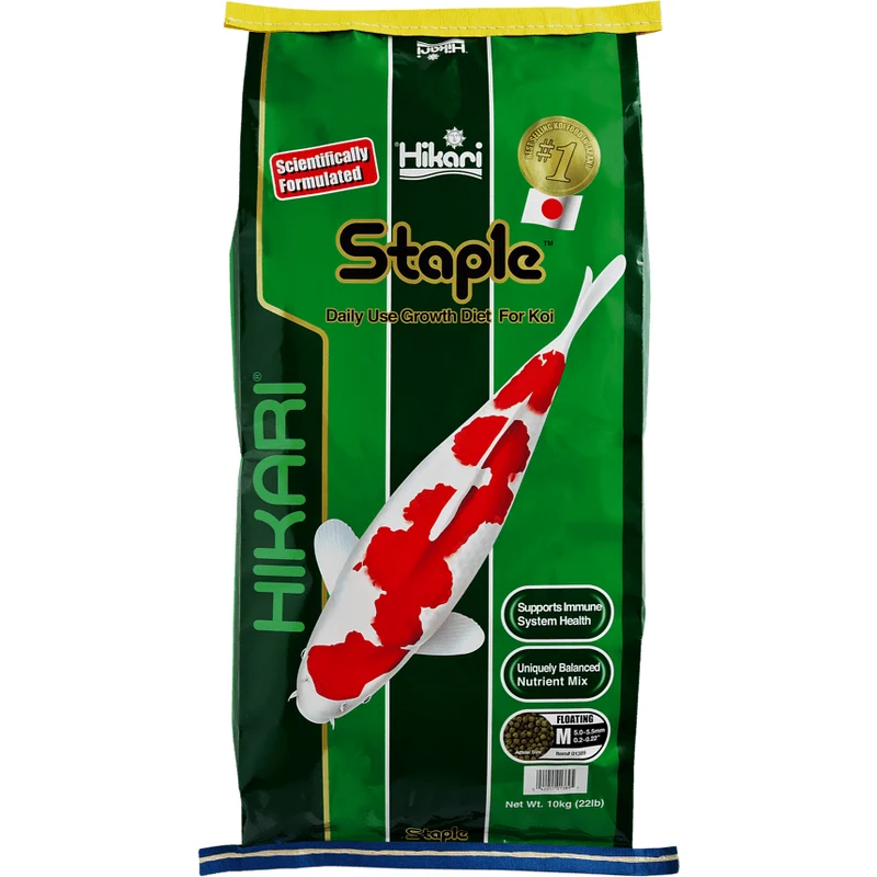 Hikari Staple - Medium 10kg - Aliment quotidien pour une croissance saine