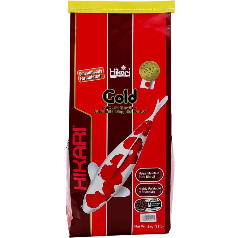 Hikari Gold - Medium 5kg- Aliment quotidien améliorant couleur et croissance