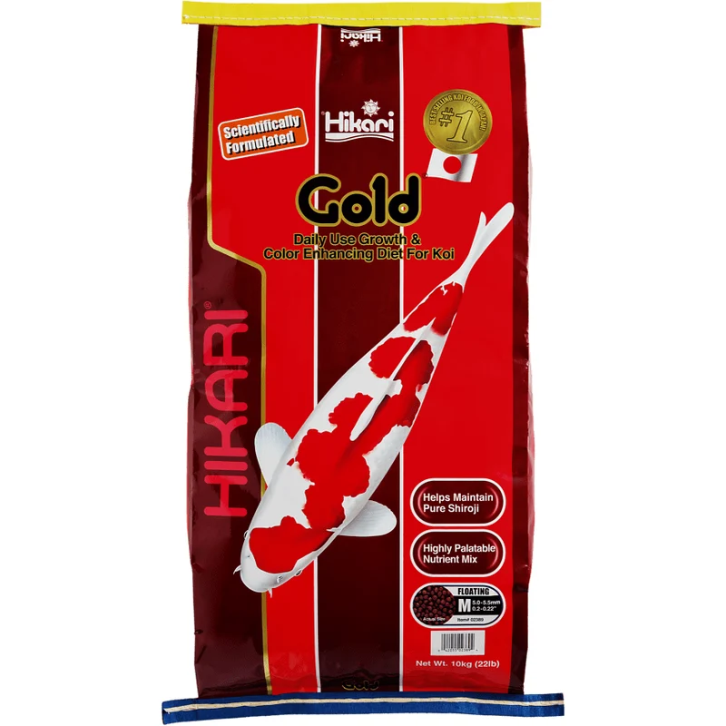 Hikari Gold - Medium 10kg - Aliment quotidien améliorant couleur et croissance