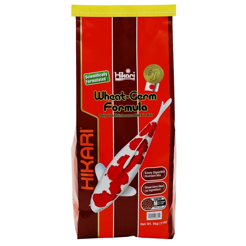 Hikari Wheat-Germ - Medium 5kg - Facile à digérer, même en hiver !
