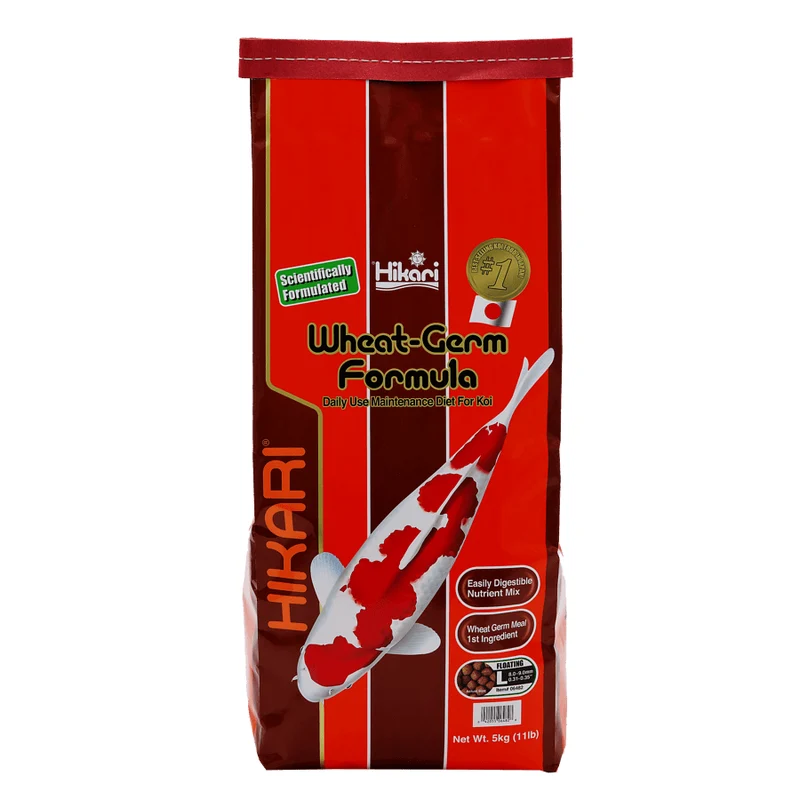 Hikari Wheat-Germ - Large 5kg - Facile à digérer, même en hiver !