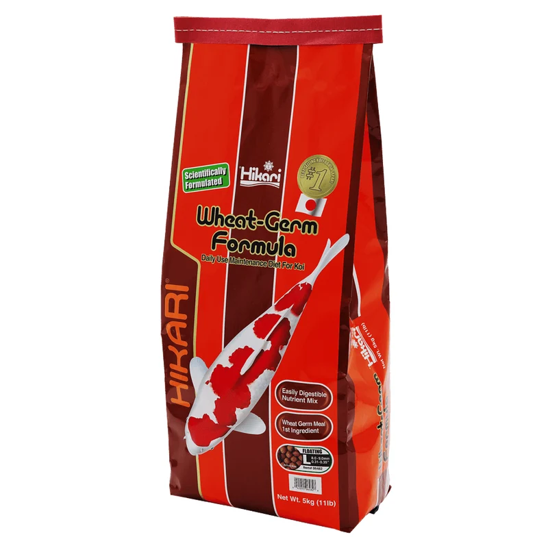 Hikari Wheat-Germ - Large 5kg - Facile à digérer, même en hiver !