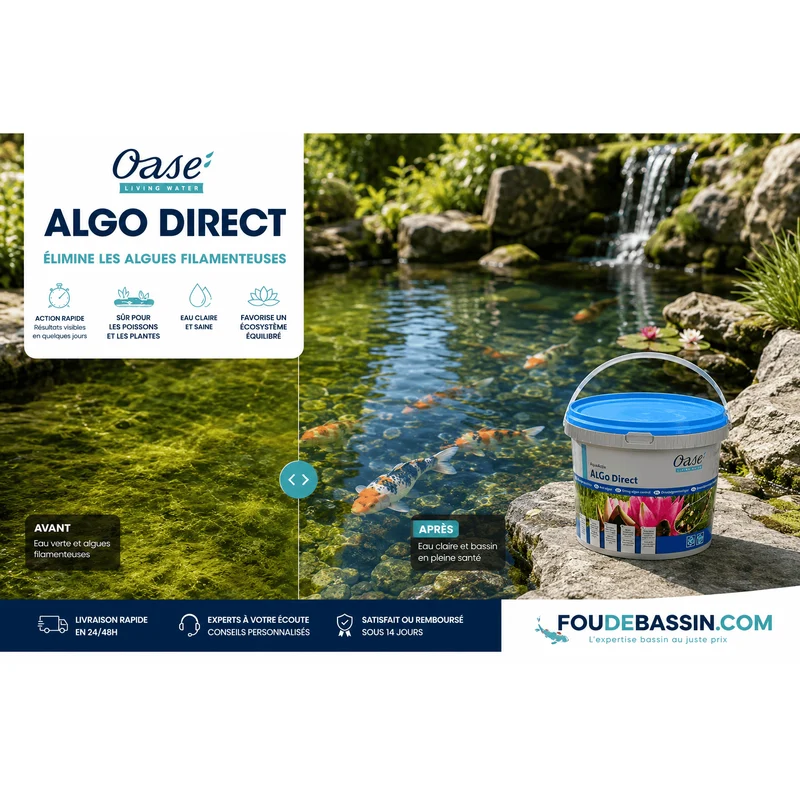 AquaActiv AlGo Direct 5litres - Traite les algues de manière ciblée - Oase