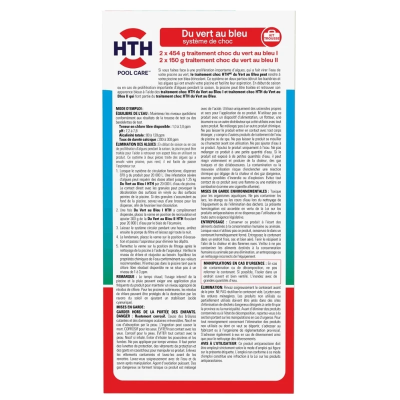 HTH™ Green to Blue Shock Treatment Kit
