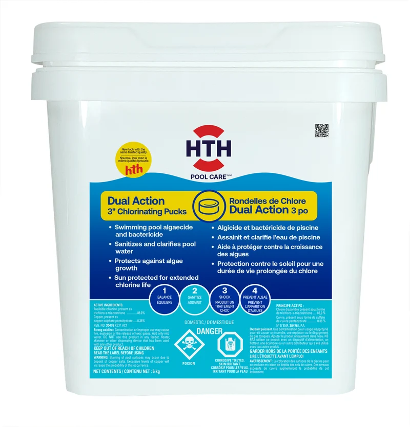 HTH™ Pool Care Dual Action 3" Chlorinating Pucks