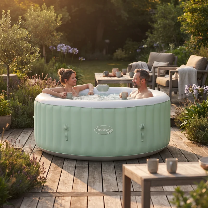 SPA Insuflável green round hot tub AQUAMAR