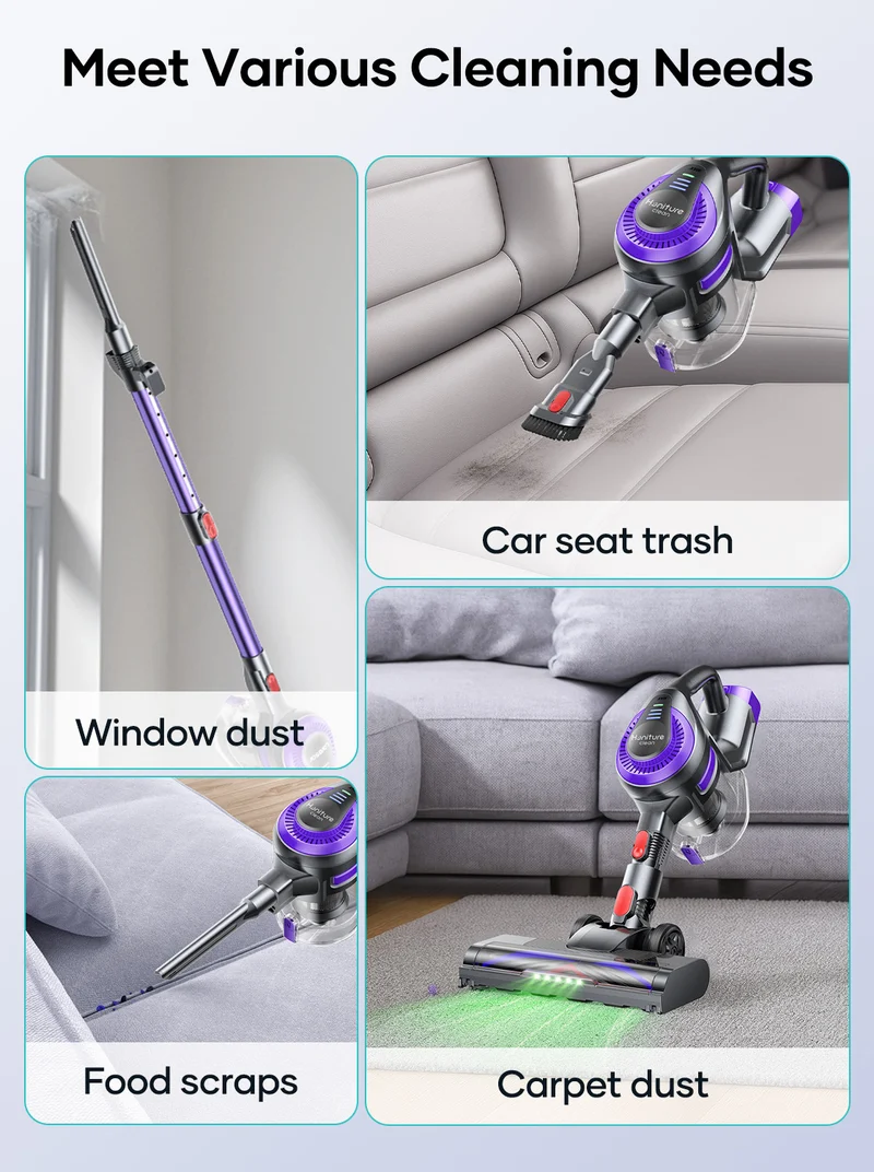 Honiture Y10 Lightweight Cordless Stick Vacuum