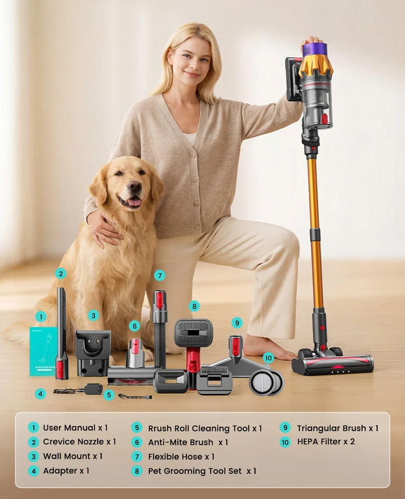 【Pet Version】Honiture X7 Pet Vacuum Cleaner