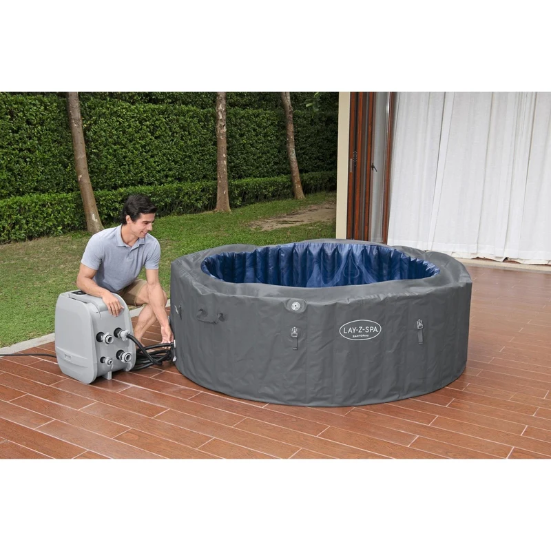 Bestway - Spa hinchable Lay Z Spa Santorini Smart AirJet 5-7 personas
