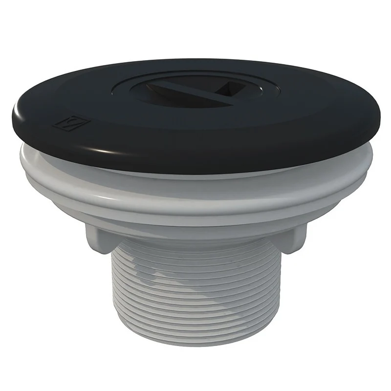 Boquilla de aspiración AstralPool 00332CL144 antracita para piscina liner Ø50 rosca 2"
