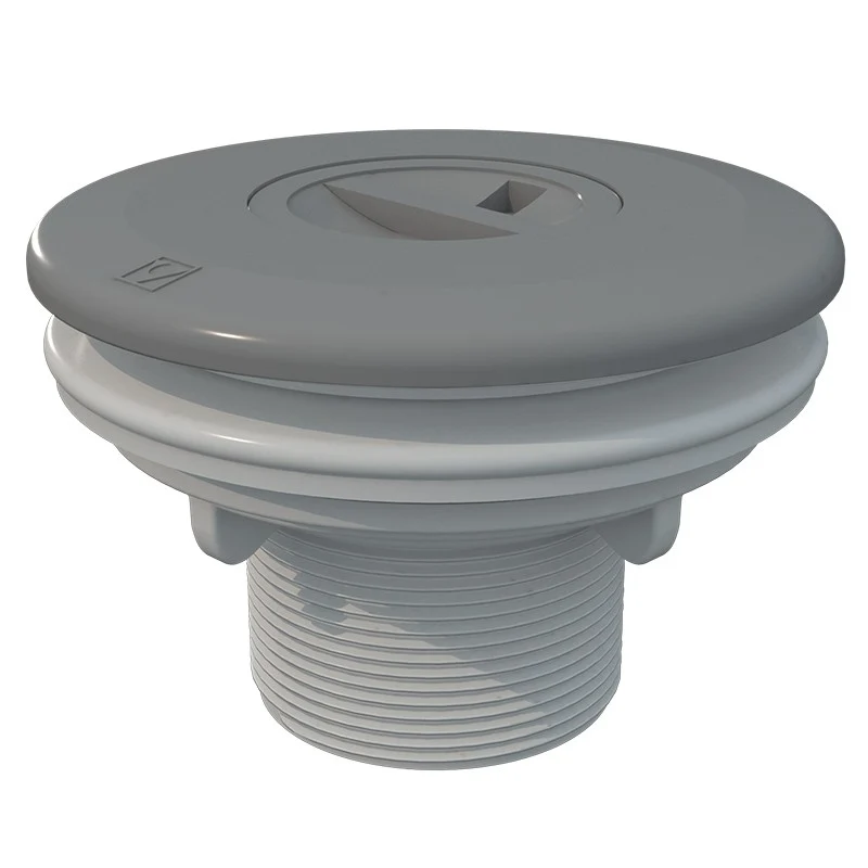 Boquilla de aspiración AstralPool 00332CL129 gris claro para piscina liner Ø50 rosca 2"