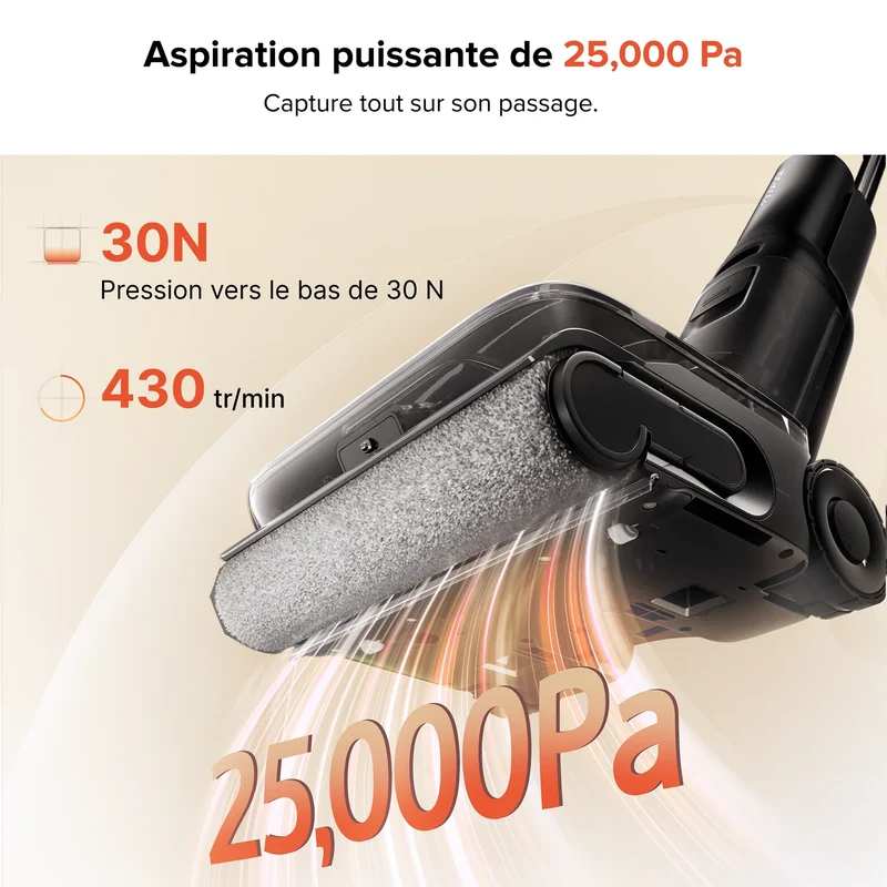 ROBOROCK Aspirateur laveur F25 Ace Pro