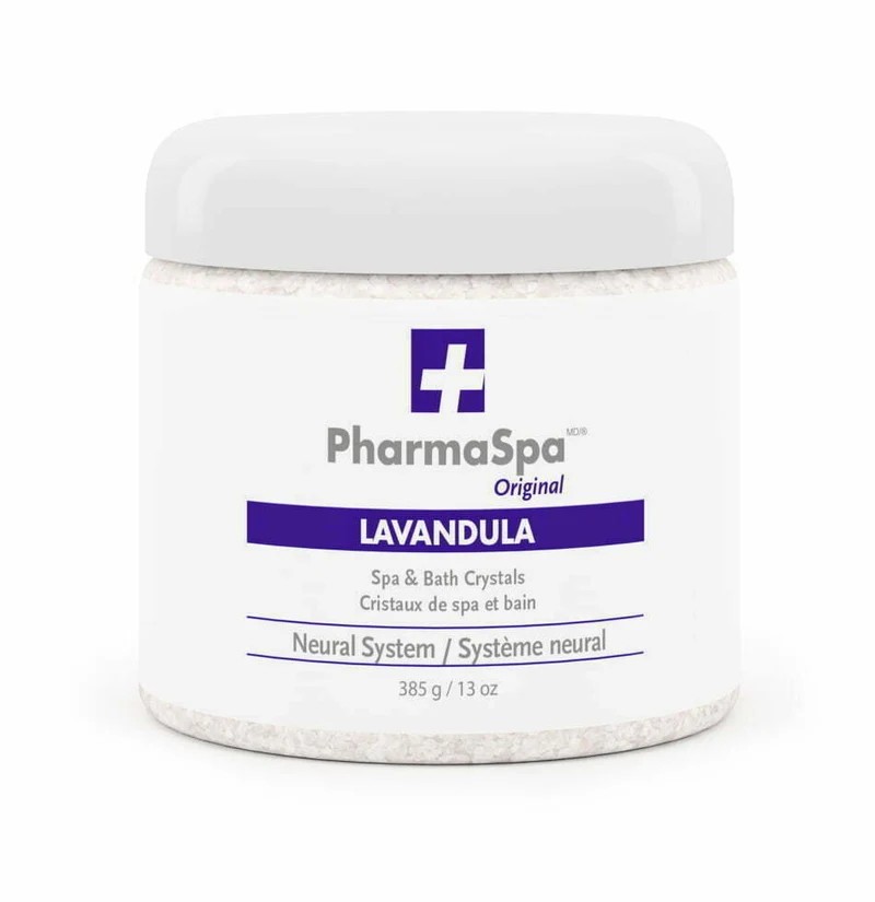 Cristaux PharmaSpa LAVANDULA pour spa et bain – 385 g
