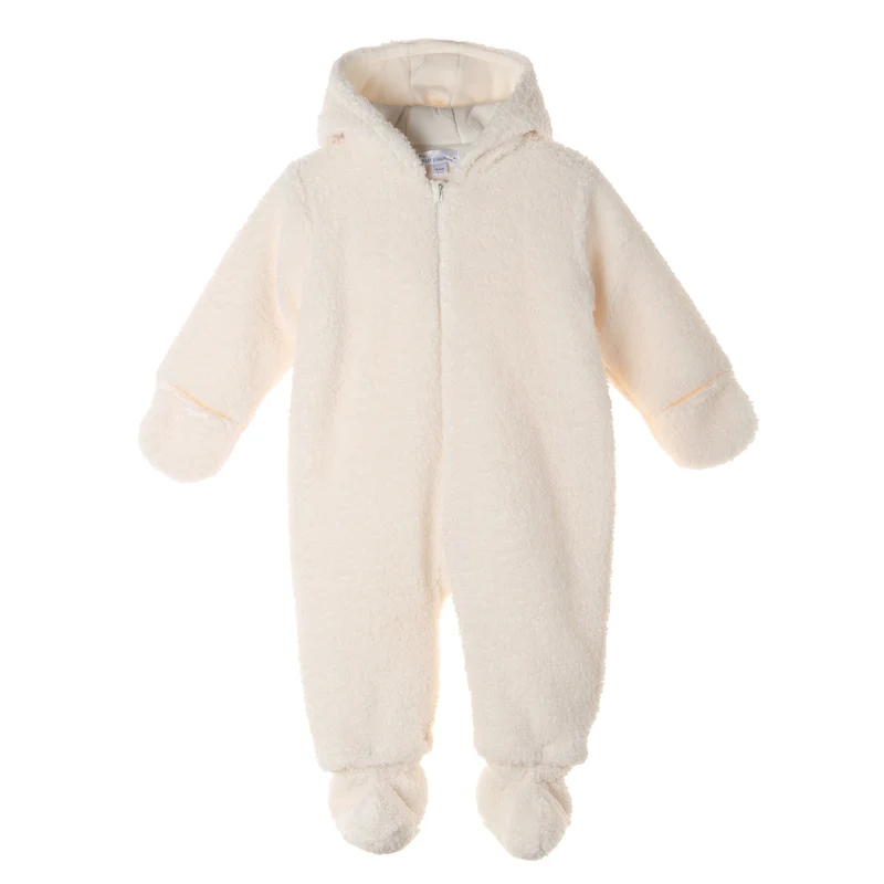 Combinaison pilote bébé garçon doublée coton Mes Petits Cailloux écrue – 1 à 18 mois