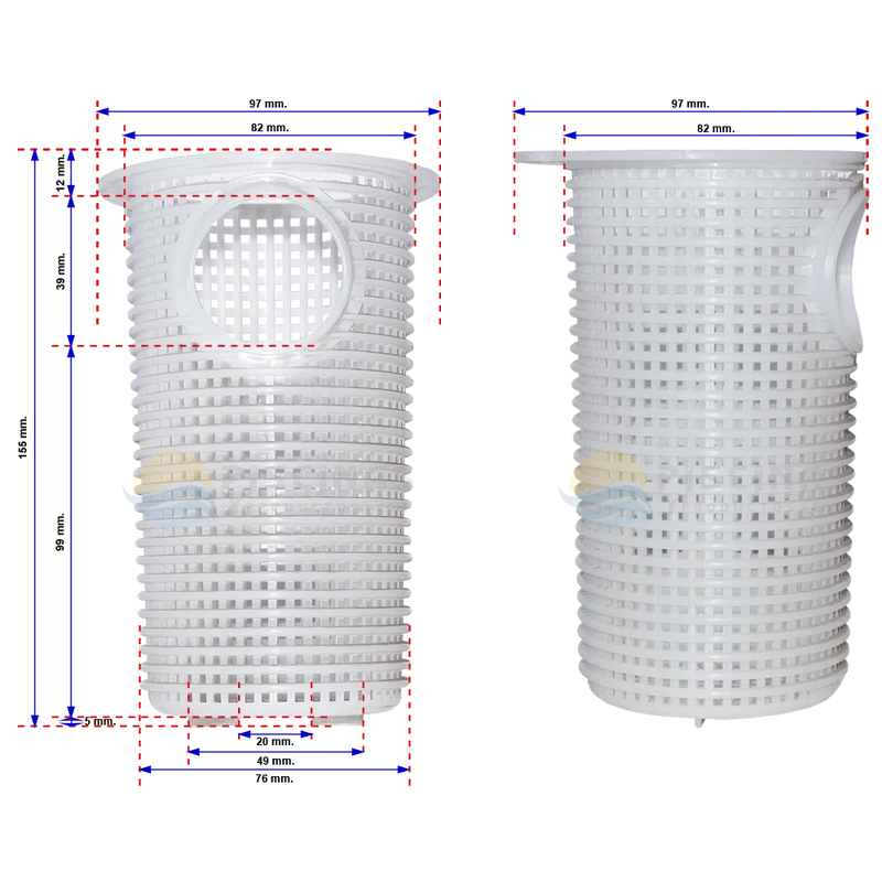 Cesto prefiltro bomba PS Bravia 0,33-0,50 HP