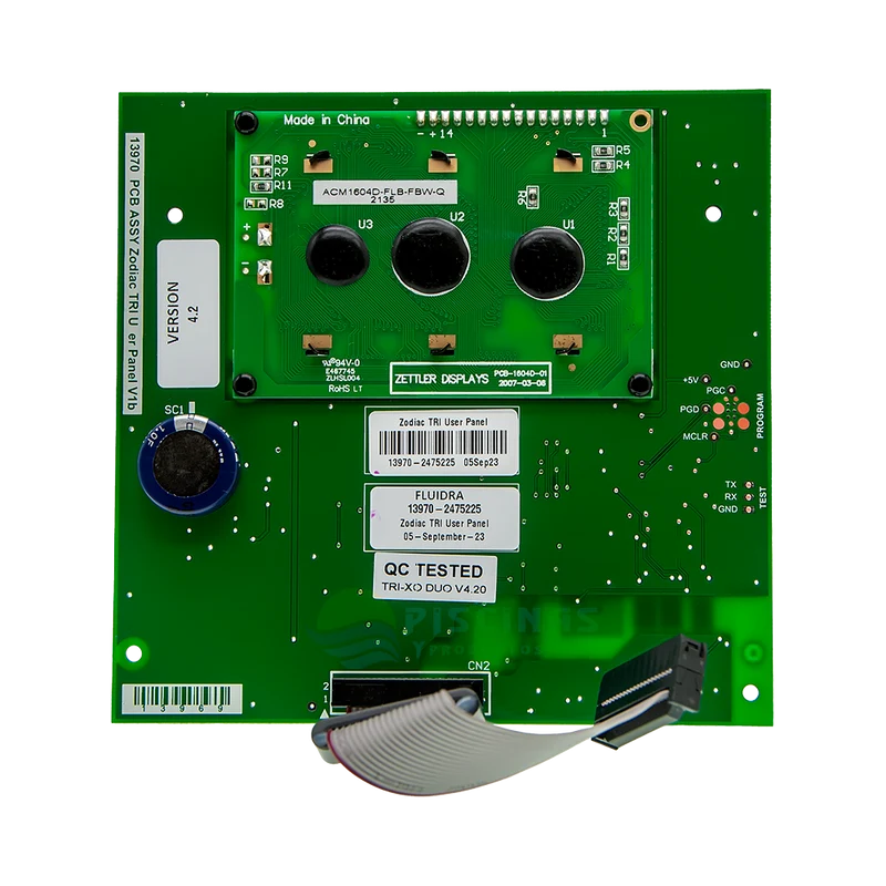 Placa control Clorador Zodiac TRi-XO PCBA Version 4.2