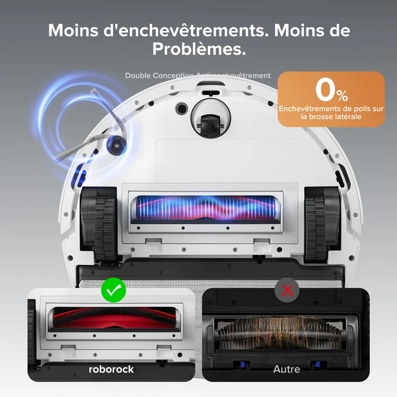 Roborock Q10 S5+ robot aspirateur laveur de VibraRise 2.0 avec avec station de vidage automatique