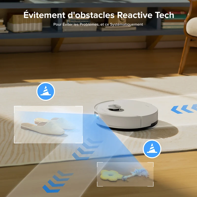 Roborock Q10 S5+ robot aspirateur laveur de VibraRise 2.0 avec avec station de vidage automatique