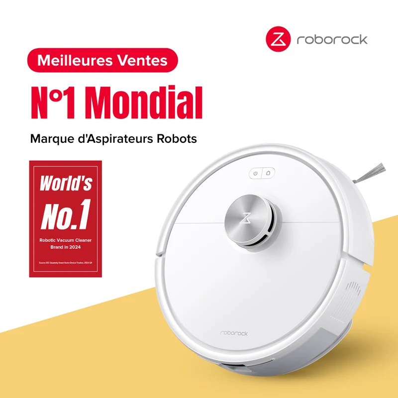 Roborock Q7 M5 Set ( Q7 Max amélioré ) robot aspirateur avec aspiration de 10 000 Pa