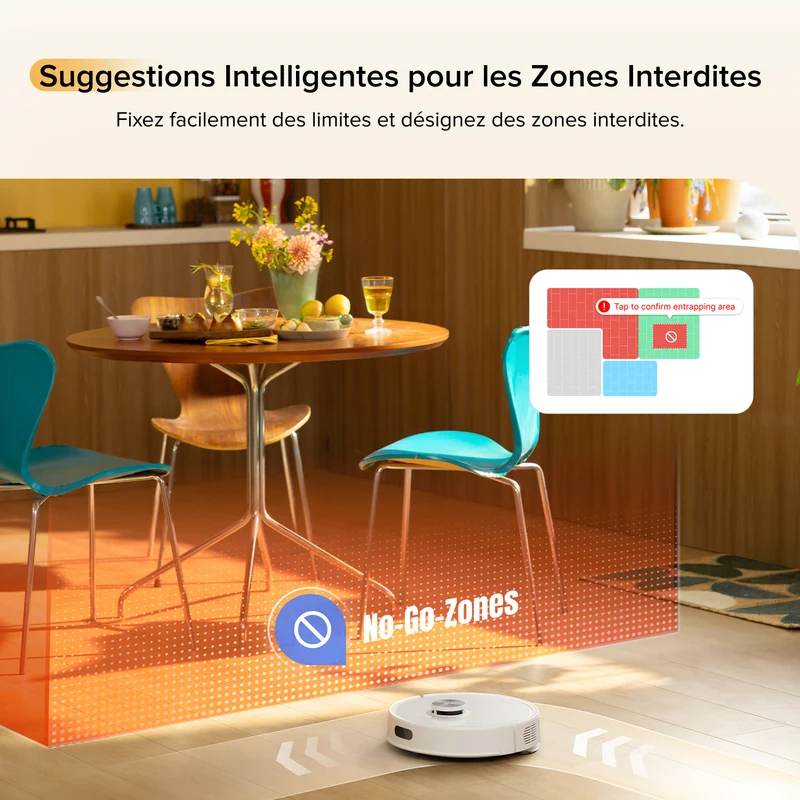 Roborock Q7 M5 Set ( Q7 Max amélioré ) robot aspirateur avec aspiration de 10 000 Pa