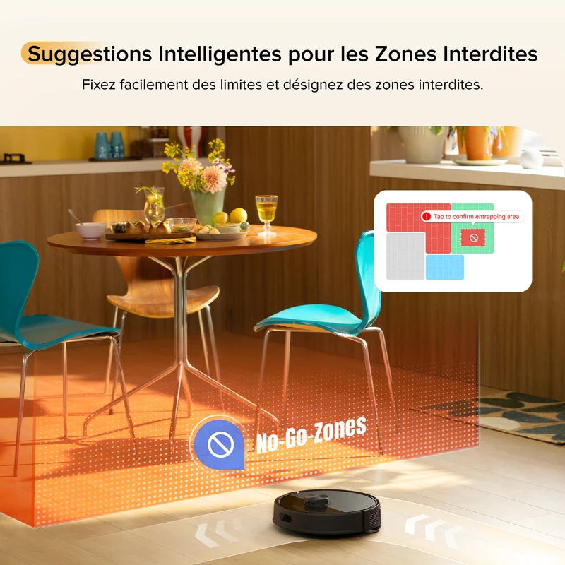 Roborock Q7 M5 Set ( Q7 Max amélioré ) robot aspirateur avec aspiration de 10 000 Pa