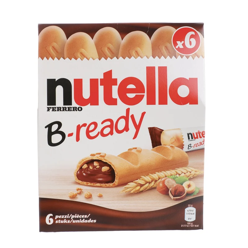 Gâteau fourrés chocolat noisette B-Ready