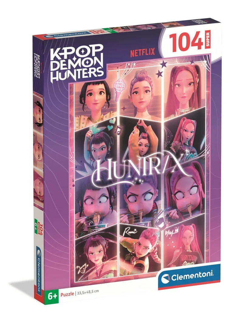 Puzzle Super KPop Demon Hunter Clementoni – 104 pièces